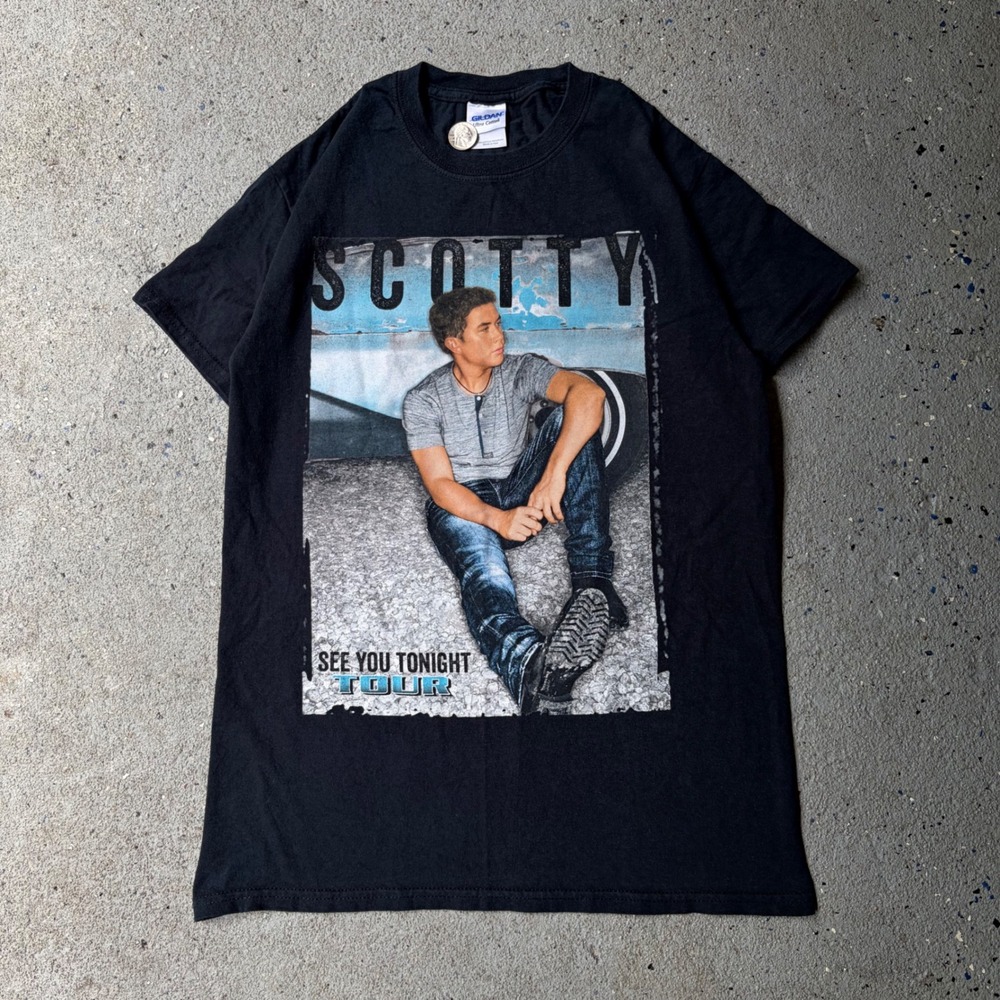 Scotty McCreery See You Tonight Tour Graphic T-Shirt Black Small Gildan Cotton